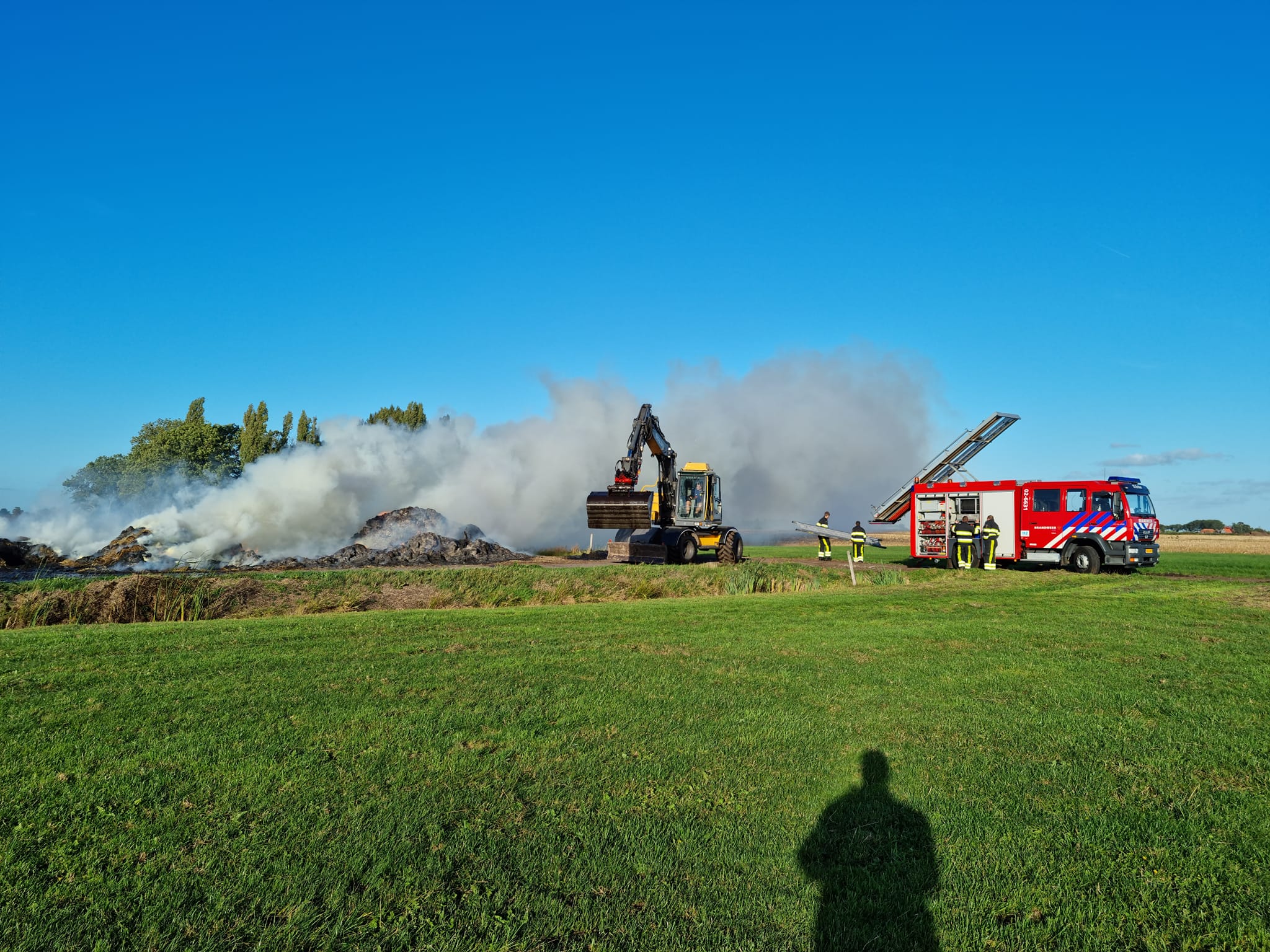 Flinke bult compost in de brand Bantega
