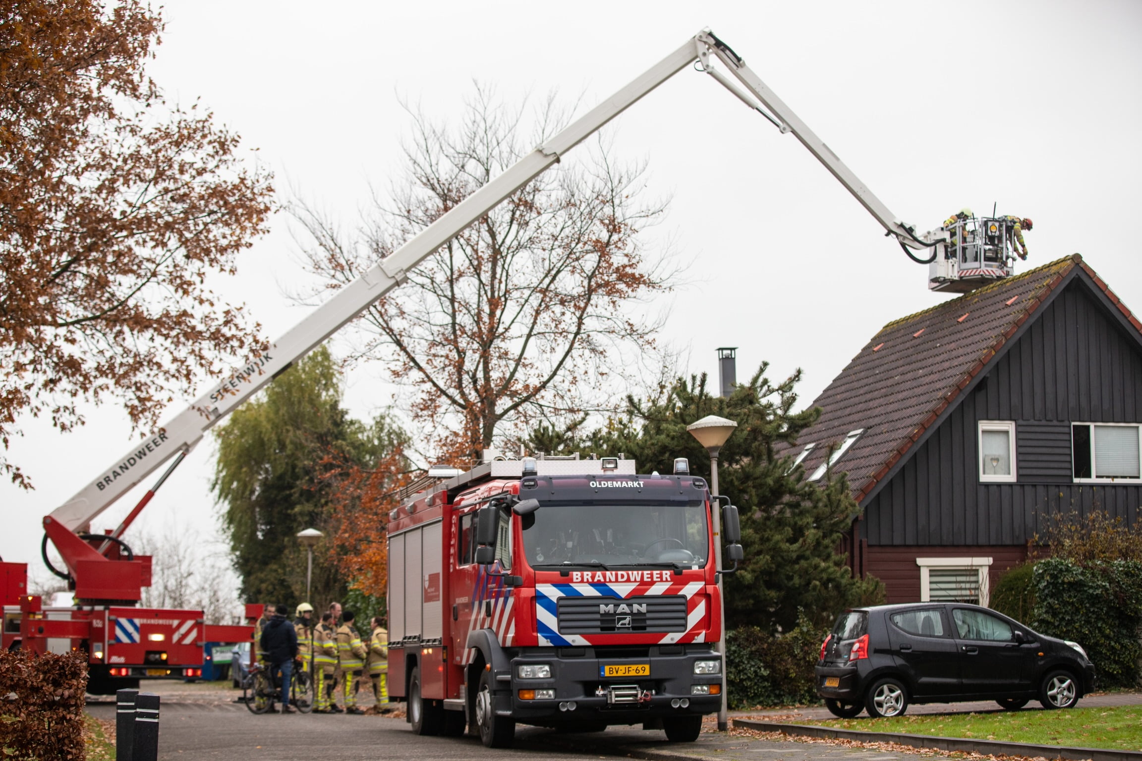 Brandweer ingezet voor schoorsteenbrand