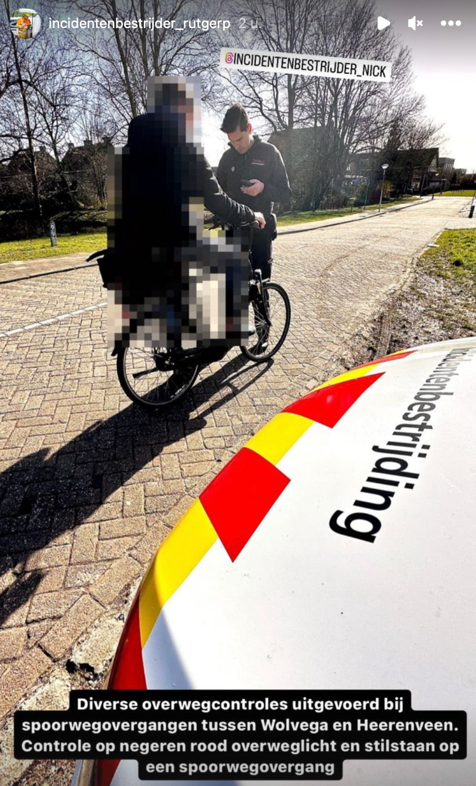 Foto: Instagram incidentenbestrijder