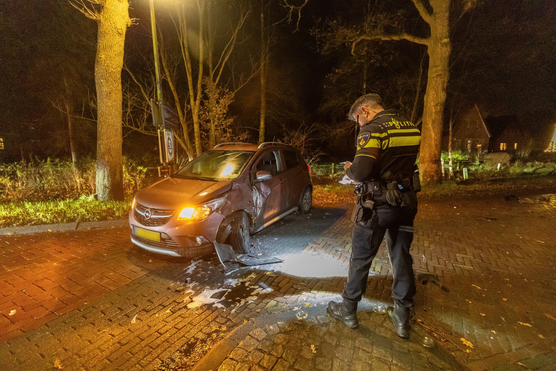 Gewonde bij botsing in wegversmalling Noordwolde