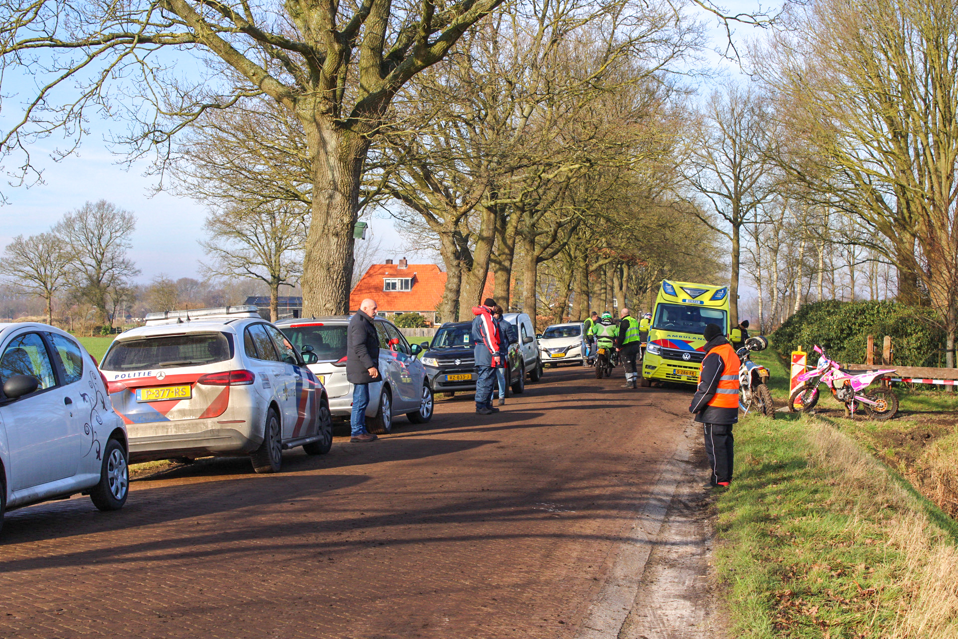 Meerdere motorcrossers gewond bij valpartijen tijdens OTR rit