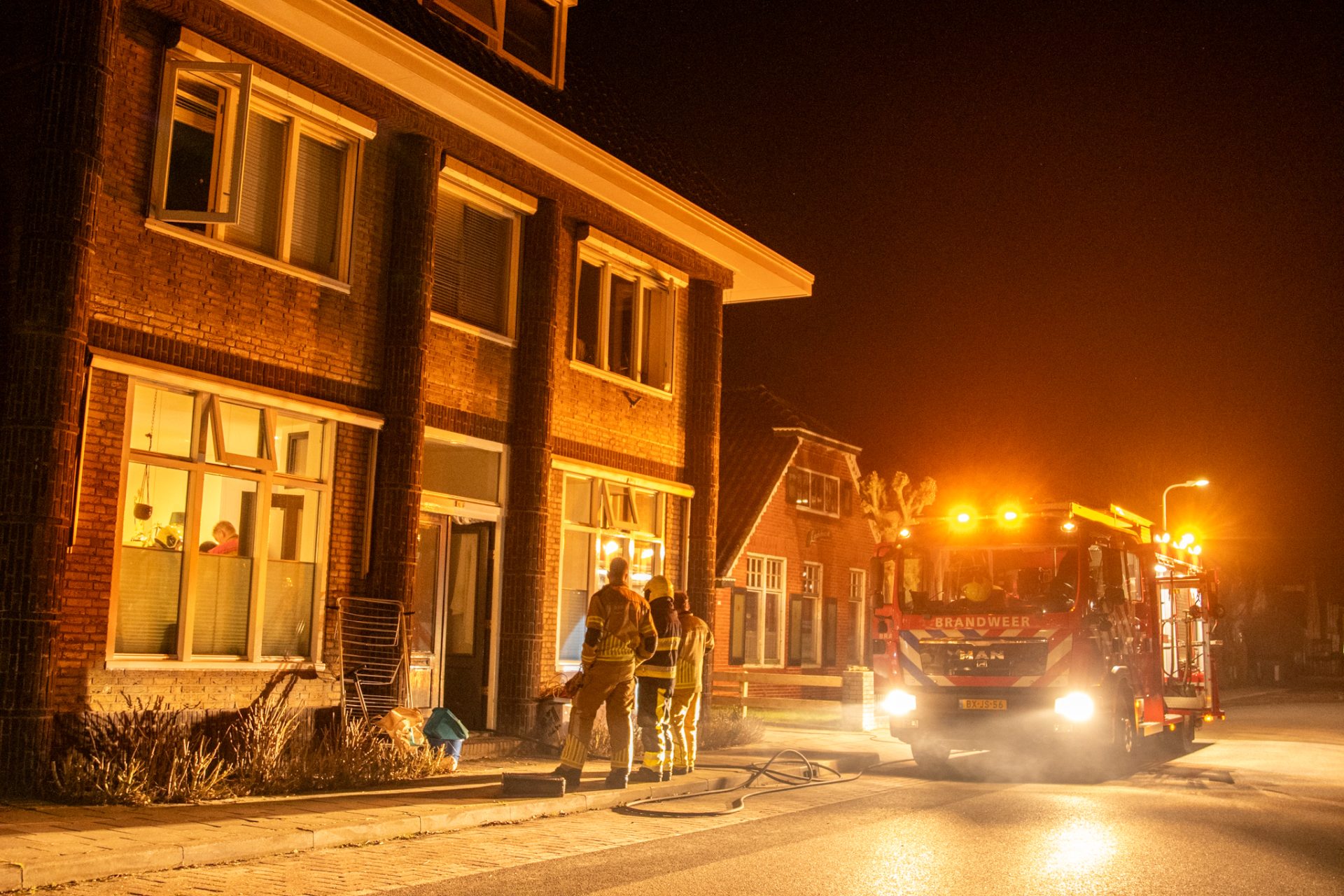 Twee keer brand in zelfde woning Haulerwijk