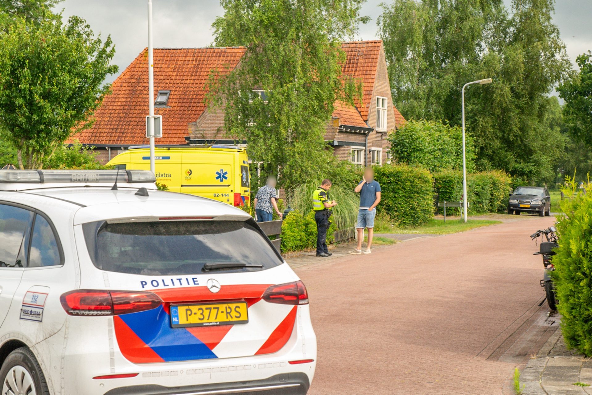 Fatbiker botst met fietser in Noordwolde