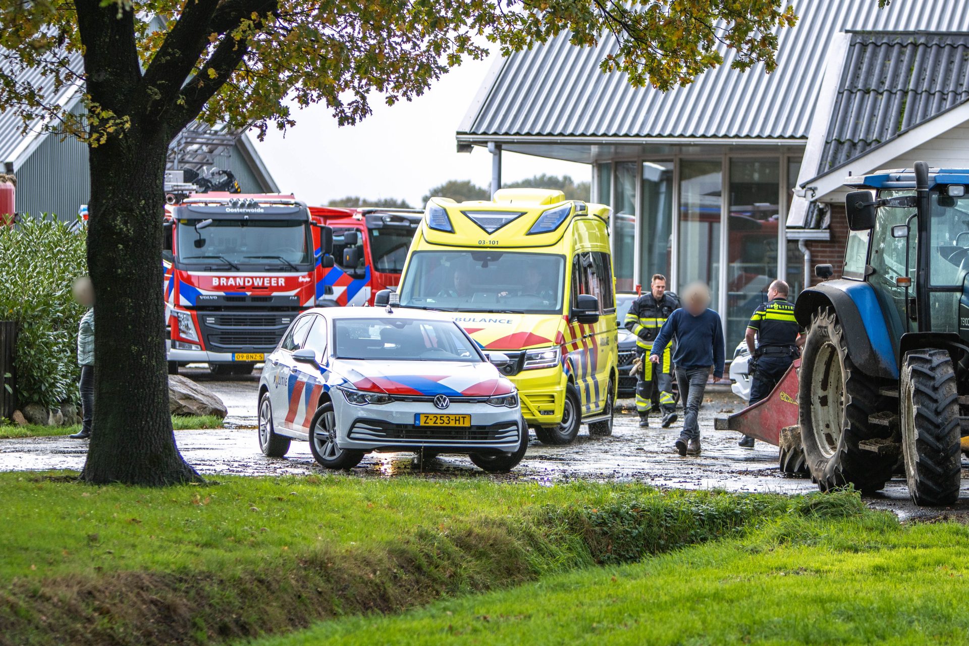 Ernstig gewonde bij ongeval in loods