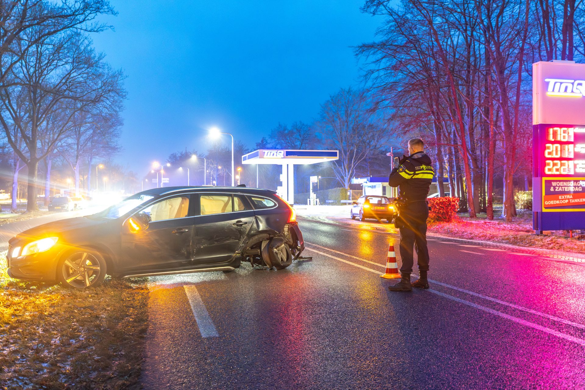Twee auto’s botsen op N351 Oldeberkoop