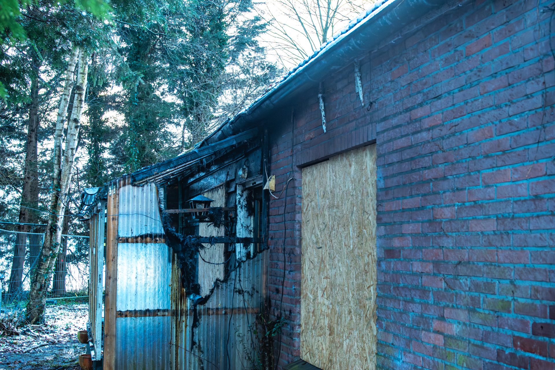 Friese brandweer naar brand leegstaande koloniewoning