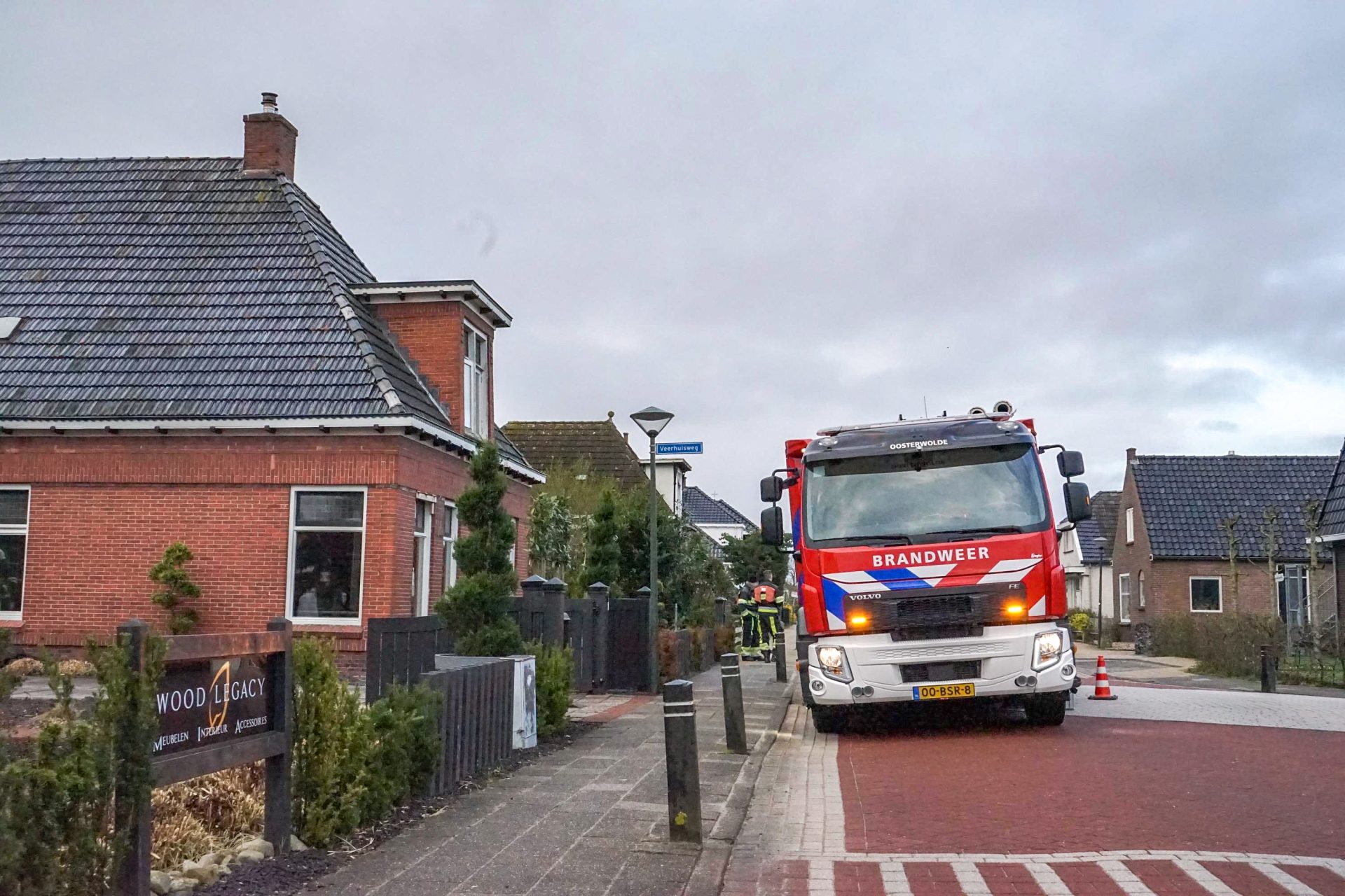 Brand in pelletkachel in woning Donkerbroek