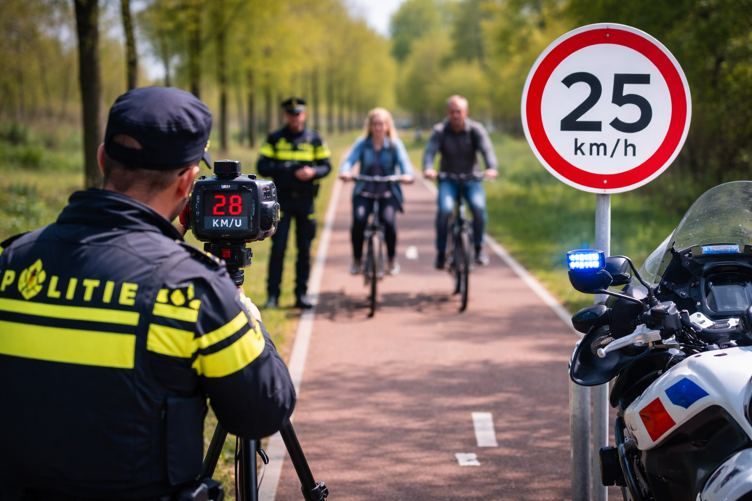 Fietsers opgelet: politie gaat flitsen in Friesland