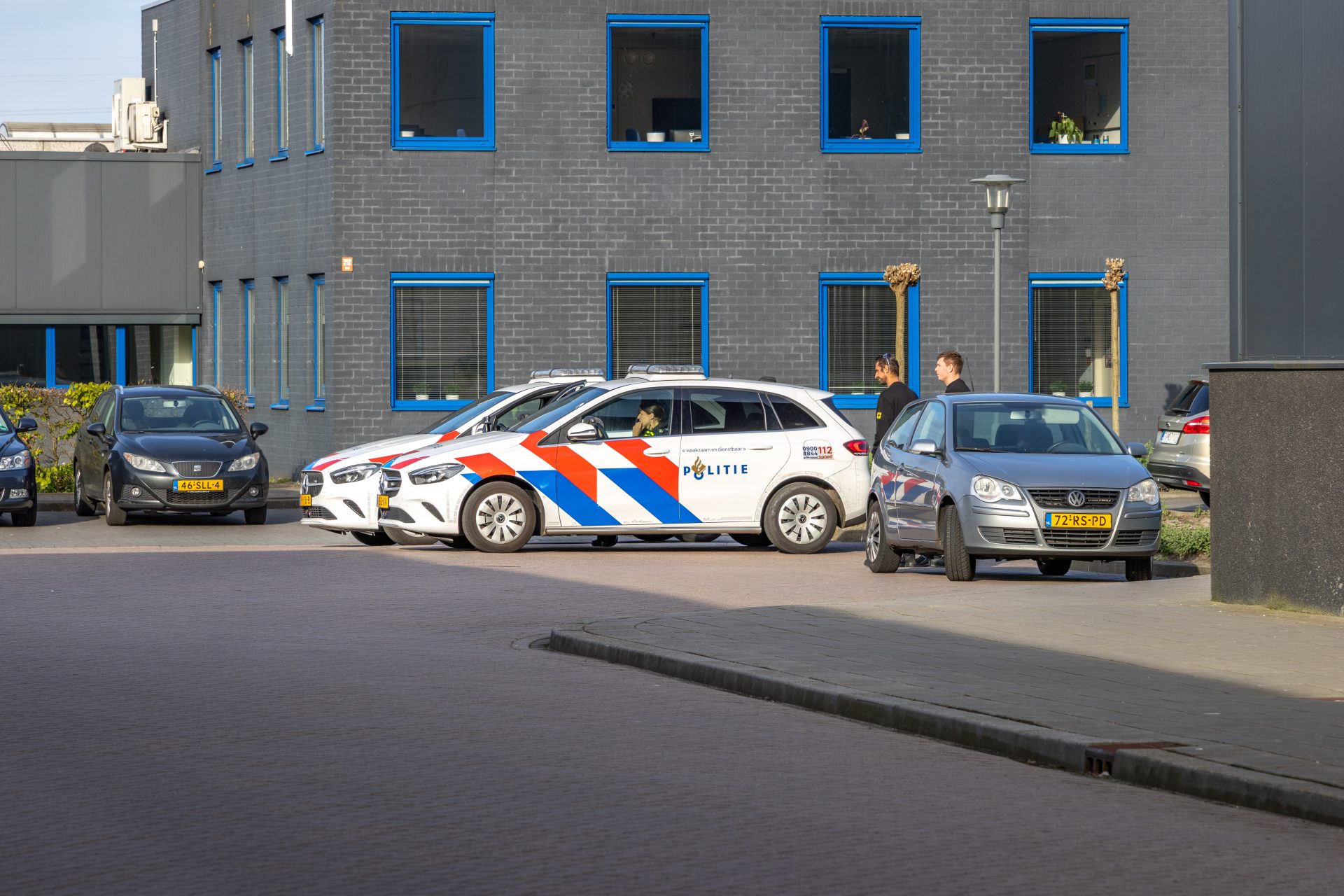 Steekvlam in bunker van bedrijf in Wolvega