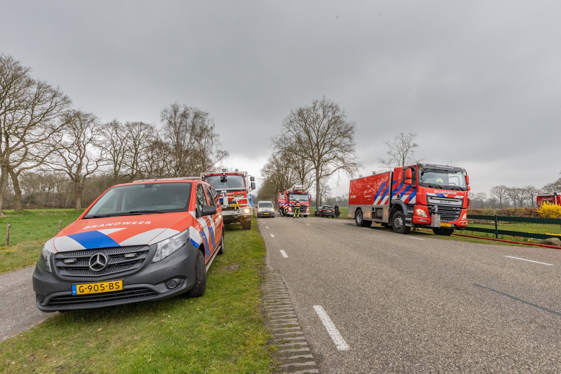 Gewonde bij slaapkamerbrand in Makkinga