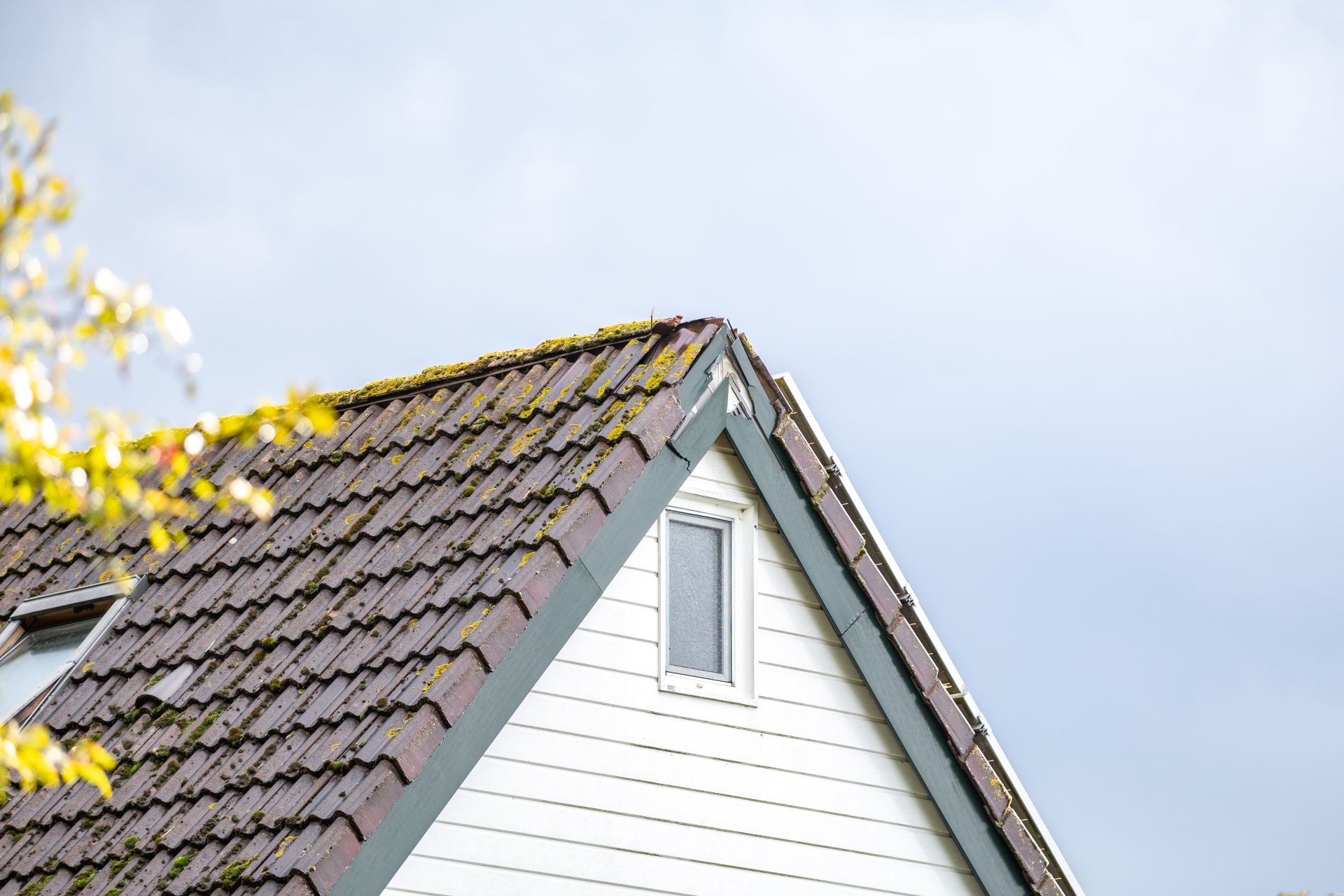 Bliksem slaat in dak van woning in Oldetrijne