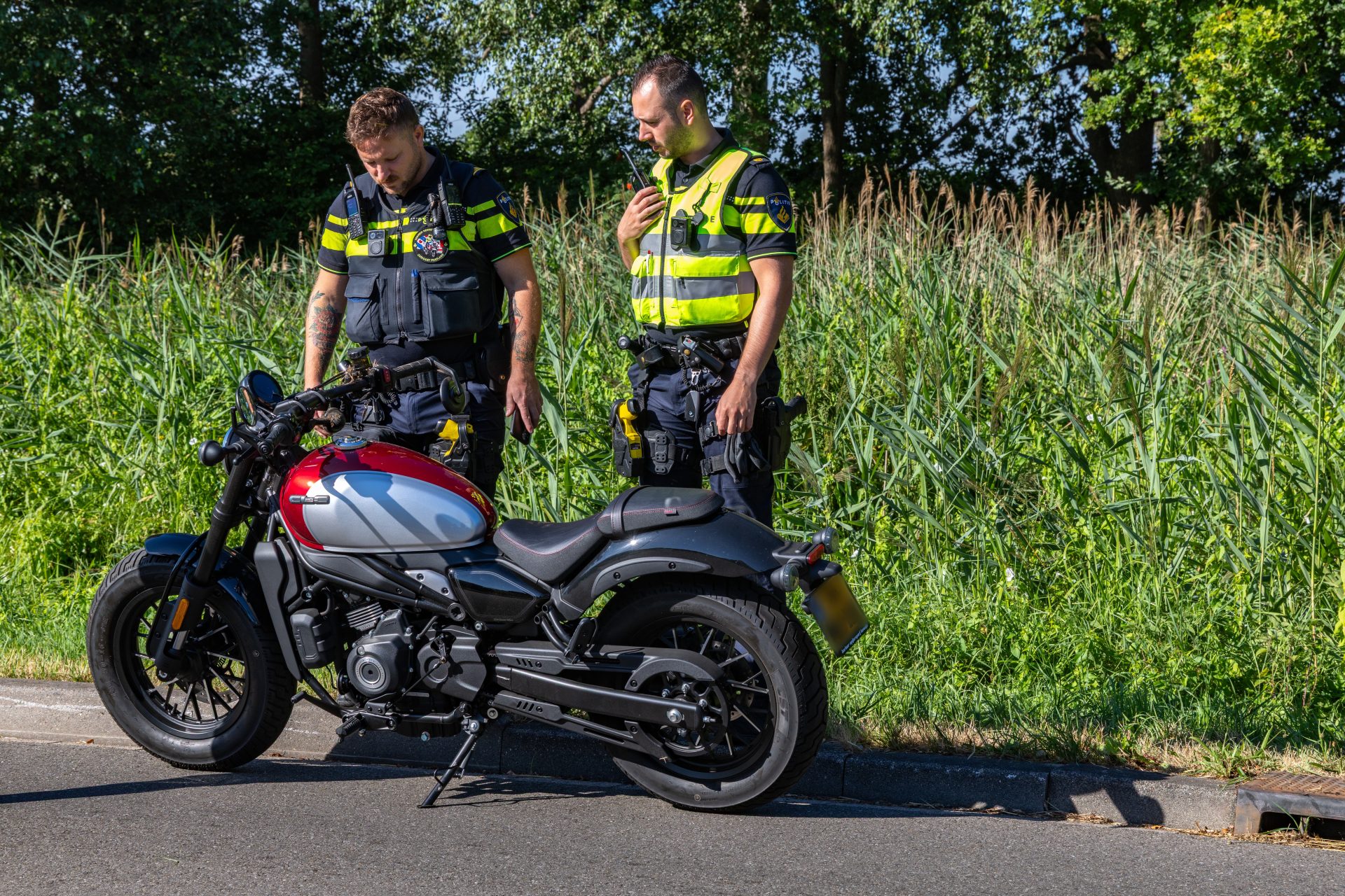 Motorrijder gewond bij eenzijdig ongeval in Noordwolde