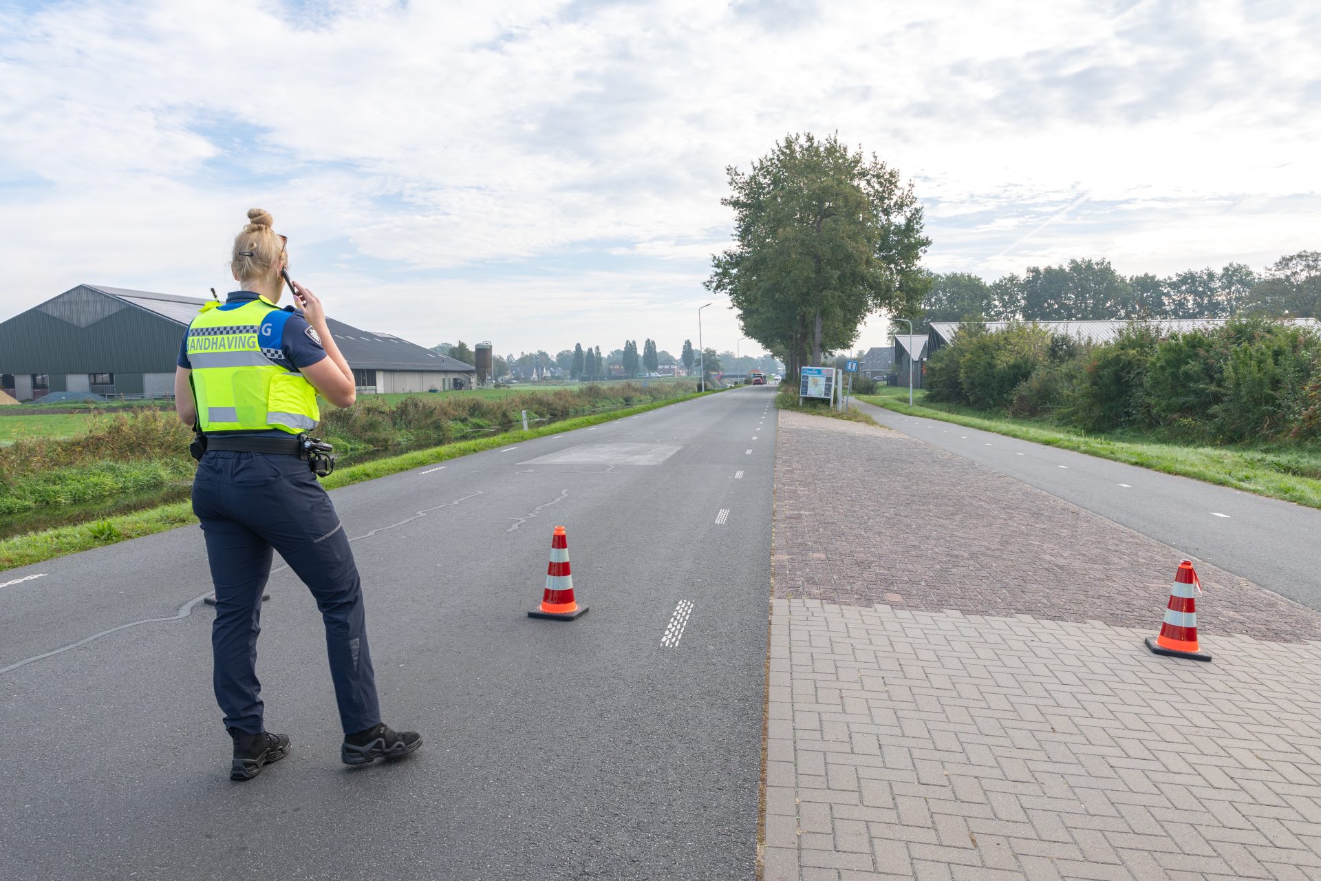 Verkeershinder door politieonderzoek in Oosterwolde