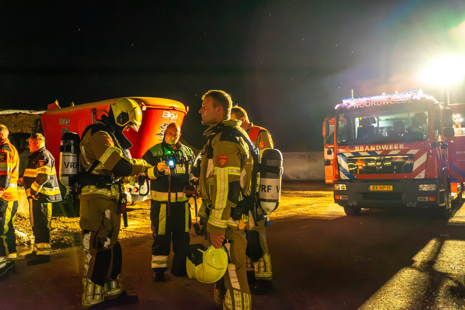Brandweer onderzoekt gevaarlijke kuilgassen in De Hoeve